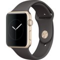 Apple Watch 42mm Gold Aluminium Case with Cocoa Sport Band