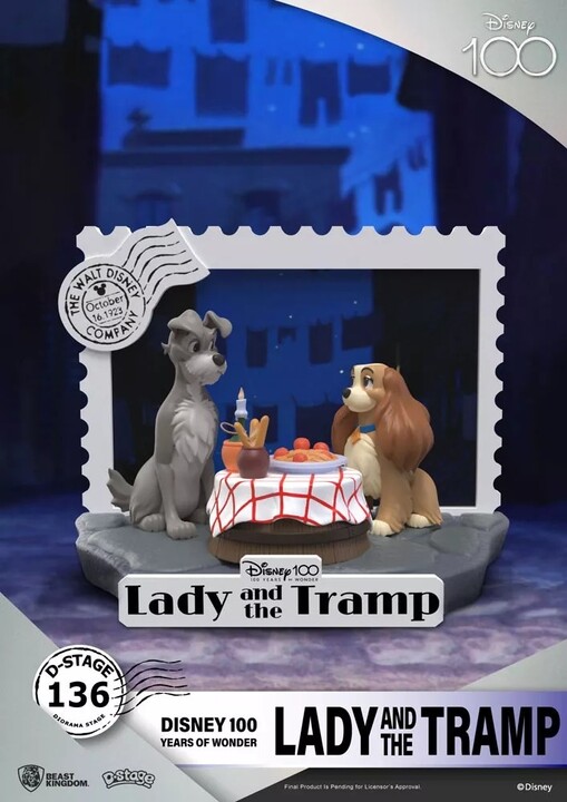 Figurka Disney - Lady a Tramp Diorama_1896396780