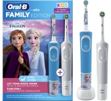 Oral-B Family Edice Vitality PRO D103 Cross Action White + Vitality Kids D100 Frozen_921282499