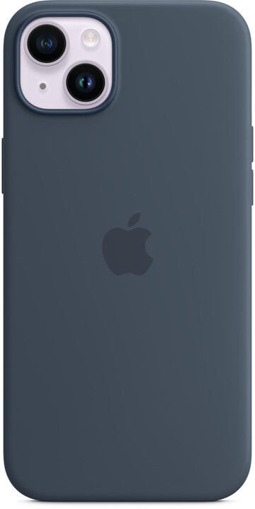 Apple Silikonový kryt s MagSafe pro iPhone 14 Plus, bouřkově modrá_804569647