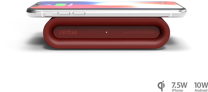 iOttie iON Wireless Pad Plus Ruby, červená_317236579