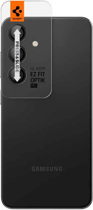 Spigen ochranné sklo tR EZ Fit Optik Pro 2 Pack pro čočky fotoaparátu Samsung Galaxy S24+,_1480524172
