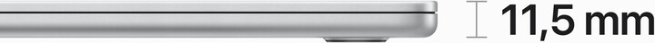 Apple MacBook Air 15, M2 8-core/8GB/512GB SSD/10-core GPU, stříbrná (M2 2023)_1321388921