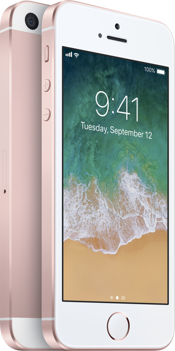 Apple iPhone SE 128GB, růžová/zlatá_1292748737