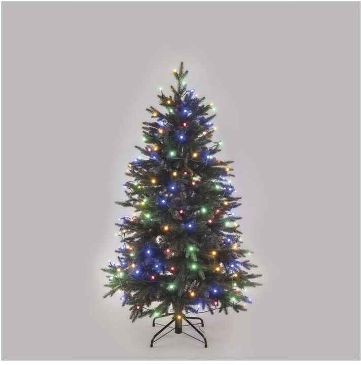 Emos LED vánoční cherry řetěz – kuličky, 20 m, venkovní i vnitřní, multicolor, časovač_67791684