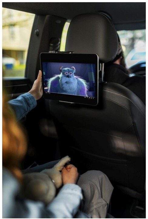 FIXED univerzální držák Tab Passenger 2 pro tablet, na opěrku hlavy, nastavitelné rameno, černá_318372177