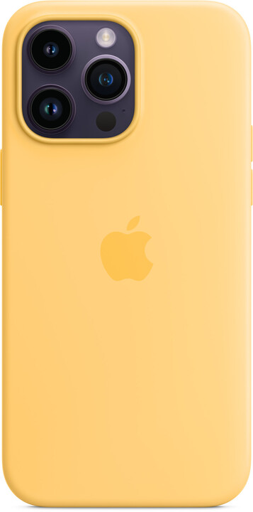 Apple Silikonový kryt s MagSafe pro iPhone 14 Pro Max, slunečně žlutá_537507579