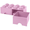 Úložný box LEGO, 2 šuplíky, velký (8), světle růžová Poukaz 200 Kč na nákup na Mall.cz + O2 TV HBO a Sport Pack na dva měsíce