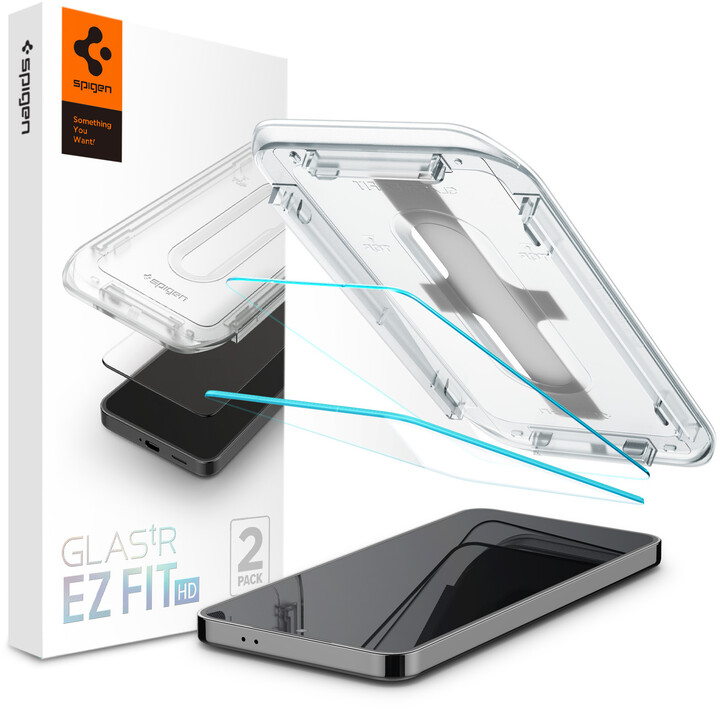 Spigen ochranné sklo tR EZ Fit HD Transparency pro Samsung Galaxy S24, 2ks_1931727383