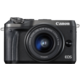 Canon EOS M6 + EF-M 15-45mm IS STM + EF-M 55-200mm IS STM, černá