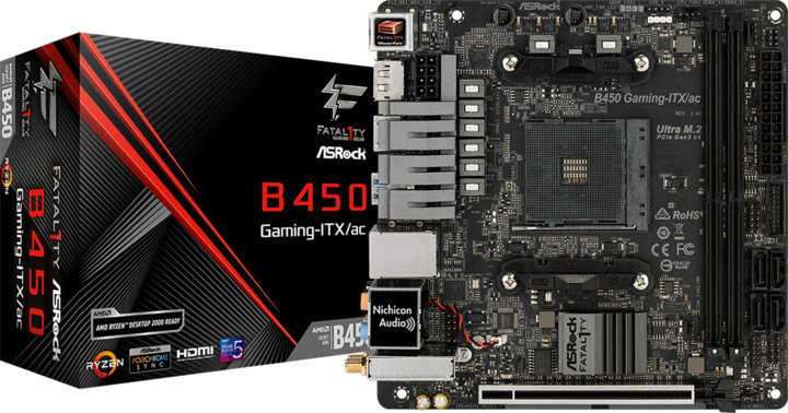 ASRock Fatal1ty B450 Gaming-ITX/AC - AMD B450_2002762441