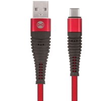Forever datový kabel USB-C, červená_2004032366