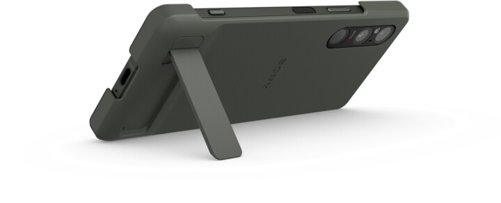 Sony zadní kryt pro Sony Xperia 1 V 5G se stojánkem, zelená_1173160400