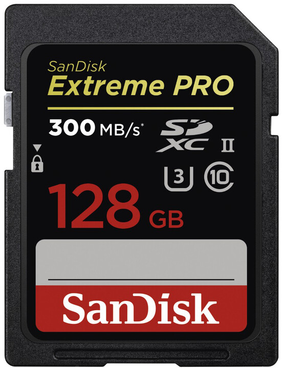 SanDisk SDXC Extreme Pro 128GB 300MB/s UHS-II U3_2033900322