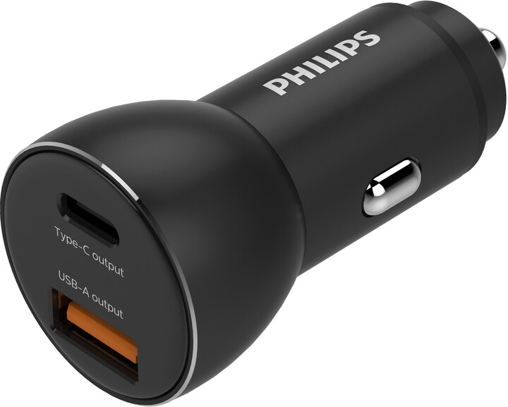 Philips nabíječka do auta, USB, USB-C, PD, QC, 30W_868542479