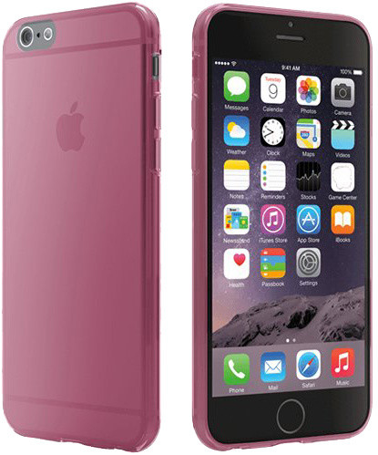 Cygnett pouzdro Super Slim TPU pro iPhone 6 - Translucent ružová_674085684