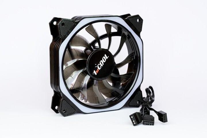 1stCool Fan KIT AURA EVO 3 ARGB, 3x HEXA1 ventilátor + ARGB řadič + dálkový ovladač_1889590068