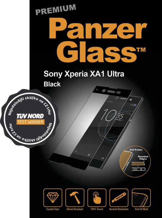 PanzerGlass Premium pro Sony Xperia XA1 Ultra, černé_22050986
