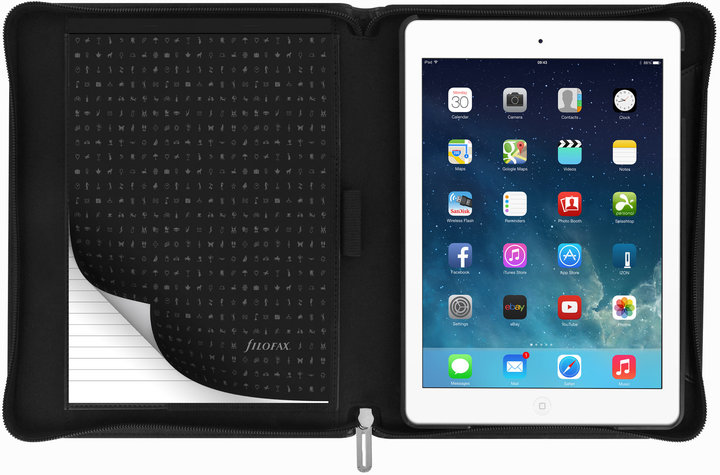 Filofax Metropol pouzdro pro iPad Air, černá_804068278