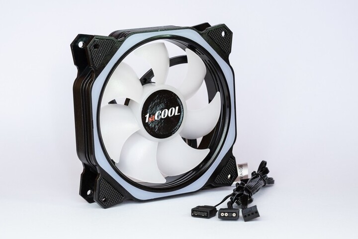 1stCool Fan KIT AURA EVO 4 ARGB, 3x HEXA2 ventilátor + ARGB řadič + dálkový ovladač_1293834635