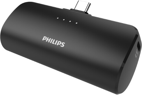 Philips powerbanka 2500mAh, USB-C, černá_1501038684