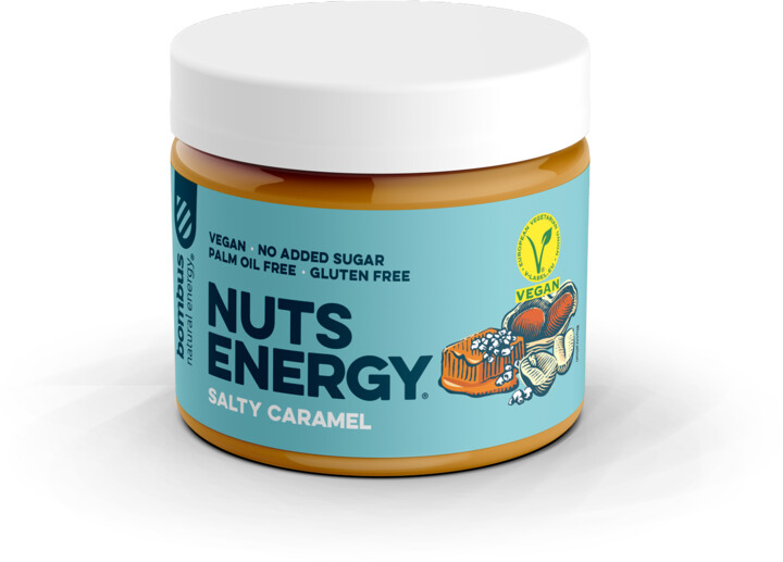 NUTS ENERGY, oříškové máslo, slaný karamel, 300g_805523122