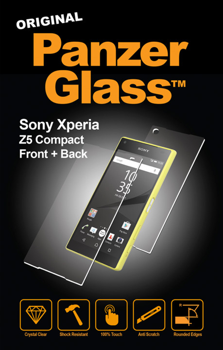PanzerGlass Premium pro Sony Xperia Z5 Compact, čiré přední a zadní sklo_364812512