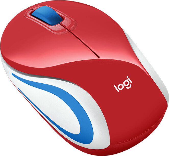 Logitech Wireless Mini Mouse M187, červená_731551680