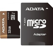 ADATA Micro SDHC 32GB UHS-I + adaptér_63255338