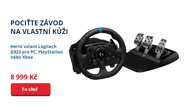 Pociťte závod na vlastní kůži