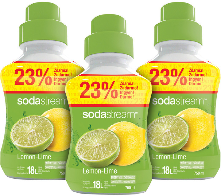 SodaStream Sirup Lemon Lime VELKÝ 750ml 2+1_1624544588