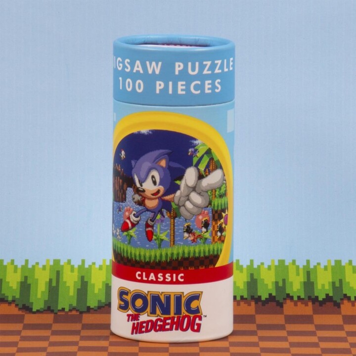 Dárkový set Fizz Creation - Sonic, hrnek a puzzle, 3D, 300ml, 100 dílků_1713077098