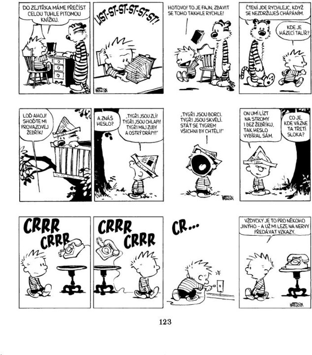 Komiks Calvin a Hobbes: Pod postelí něco slintá, 2.díl_385844432