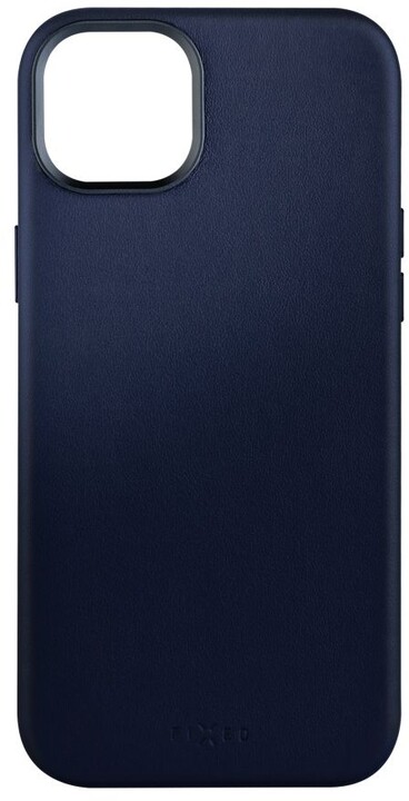 FIXED kožený zadní kryt MagLeather s podporou Magsafe pro Apple iPhone 14, modrá_1253084522