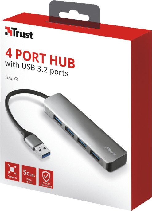 Trust HALYX 4-PORT USB3.2 HUB