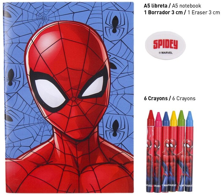 Školní set Cerdá Marvel: Spider-Man, 7 předmětů_1826776316