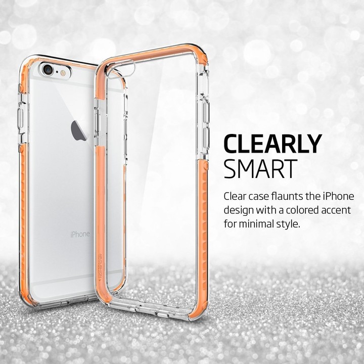 Spigen Ultra Hybrid TECH ochranný kryt pro iPhone 6/6s, crystal orange_1059789225