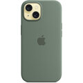 Apple Silikonový kryt s MagSafe pro iPhone 15, cypřišově zelená_645761308