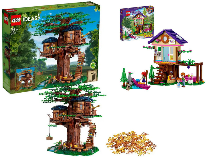 Extra výhodný balíček LEGO® Ideas 21318 Dům na stromě a Friends 41679 Domek v lese_1681108169