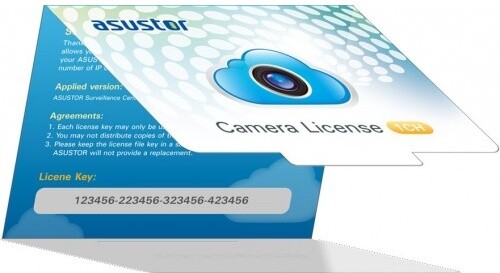 ASUSTOR další licence pro IP kameru - elektronická OFF_1313769064