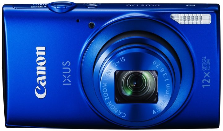 Canon IXUS 170, modrá + SD 8GB + selfie stick_1036594486