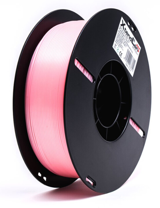 XtendLAN tisková struna (filament), PLA, 1,75mm, 1kg, svítící růžový_606204666