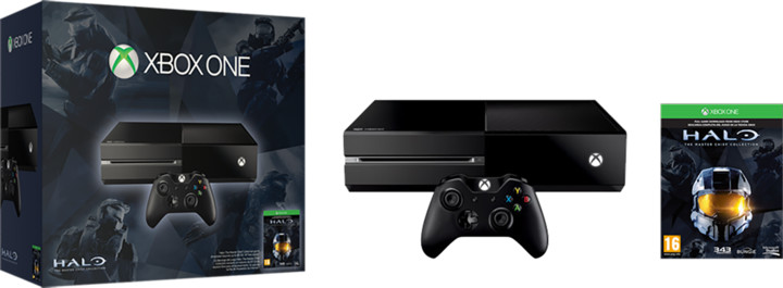 XBOX ONE, 500GB, černá + Halo The Master Chief Collection_1098966883