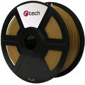 C-TECH tisková struna (filament), PLA, 1,75mm, 1kg, hnědá