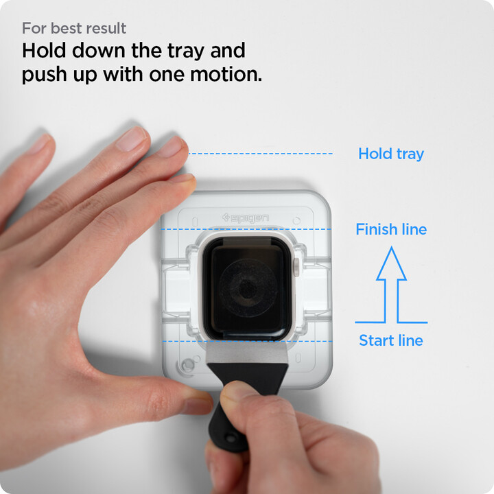 Spigen ochranné sklo ProFlex EZ Fit pro Apple Watch 7 41mm, 2ks_608325071