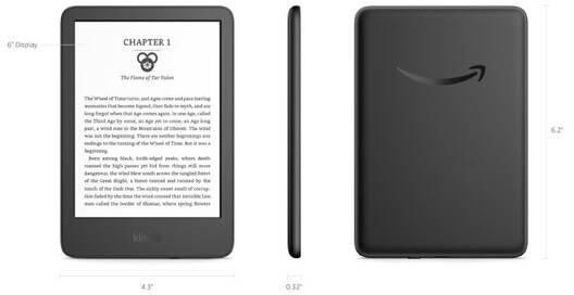 PDA Amazon Kindle 2022, 16GB, černá - verze bez reklam_1433900183