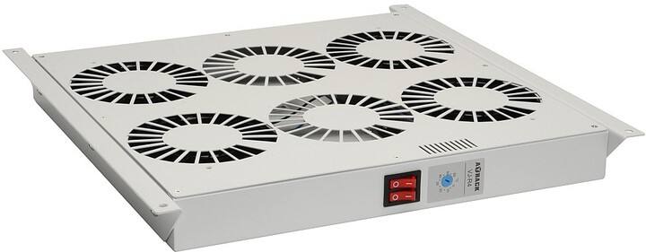 Solarix ventilační jednotka, 4 ventilátory s termostatem. RAL 7035, VJ-R4_79010521