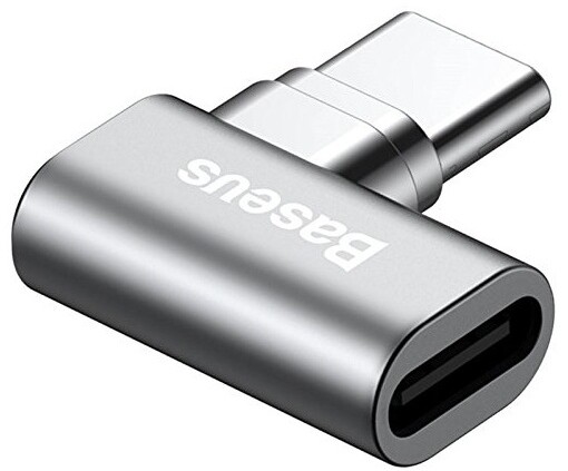 Baseus Mini magnetický adaptér pro nabíjecí kabel USB-C, šedá_481863842
