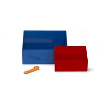 Naběrač LEGO, na kostičky, set 2ks, červená/modrá_954469003