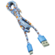 MIZOO USB/ micro USB kabel X5, modrý